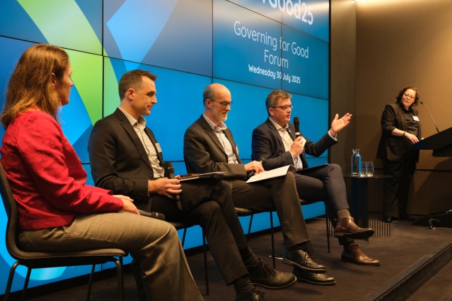 Cate Bennett, Assistant Commissioner – Operations & Engagement (Chair)    Matthew Maury, CEO, Australian Council for International Development (ACFID)   Andrew Colvin, CEO, Red Cross  Michael Bergmann, Director, NGO Programs and Partnerships Section, Department of Foreign Affairs and Trade (DFAT)   Katherine Wilson, Australian Transaction Reports and Analysis Centre (AUSTRAC) 